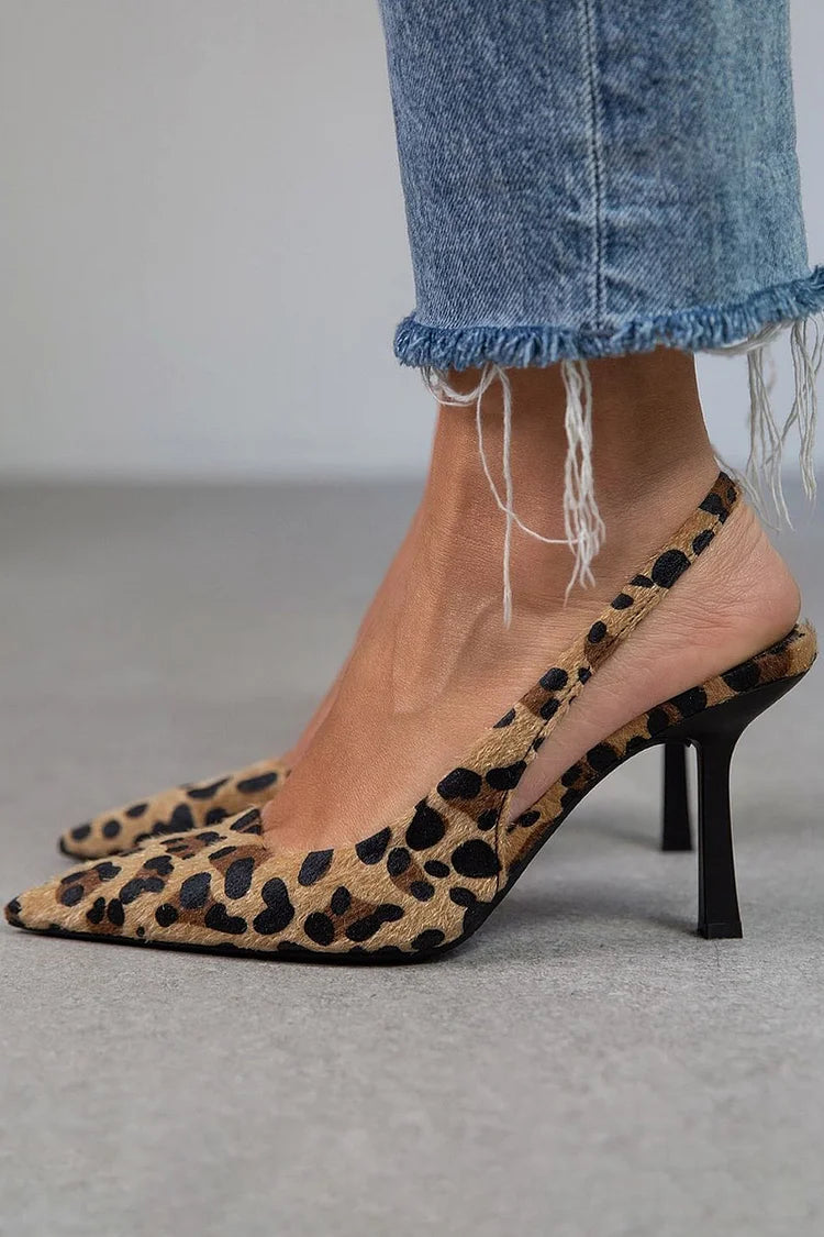 Priscella | Décolleté D'Orsay Leopardato