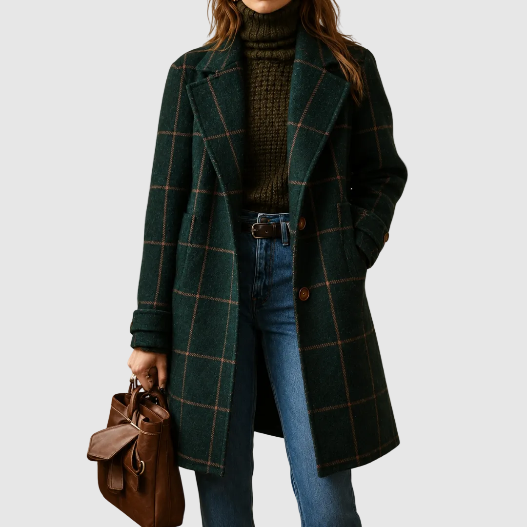 Lauren | Cappotto classico a quadri