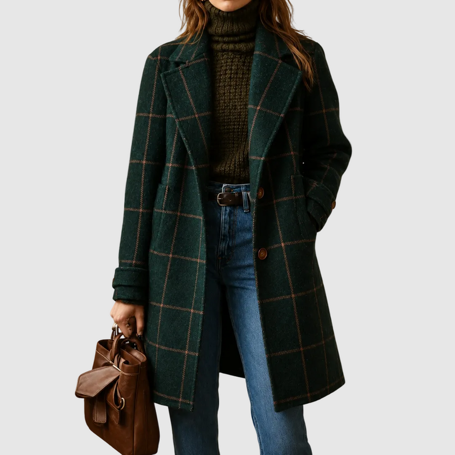 Lauren | Cappotto classico a quadri