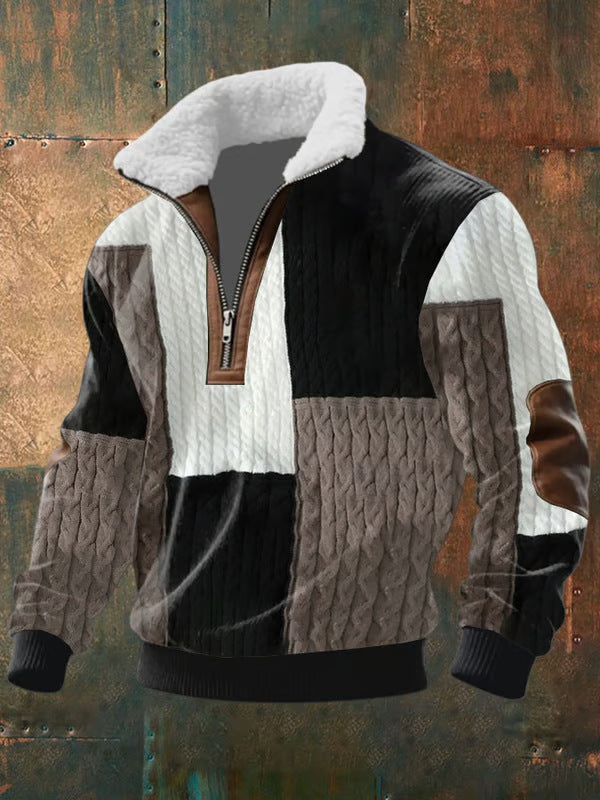 Cristiano | Maglione con Zip e Collo Alto