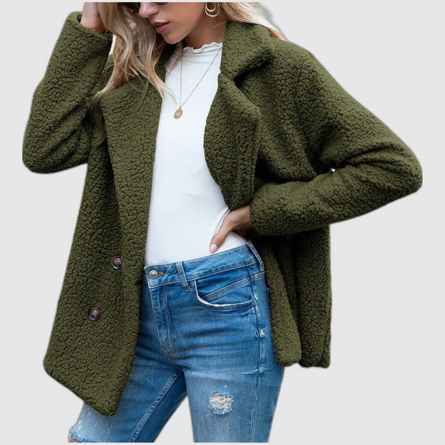 Delphine | Cappotto Teddy con Collo