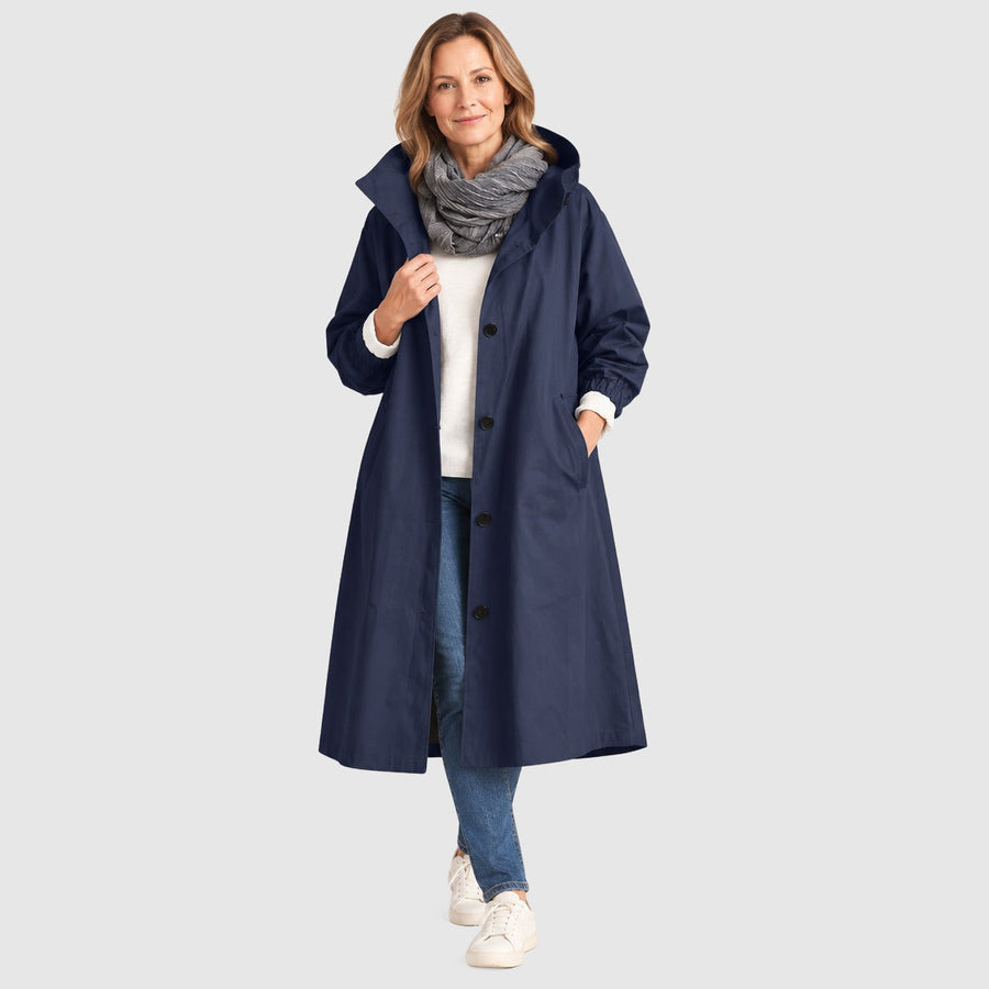 Gisèle | Trench Elegante e Confortevole con Cappuccio
